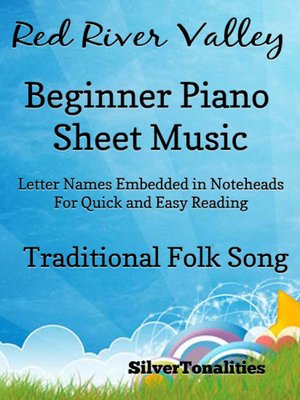 cover image of Red River Valley Beginner Piano Sheet Music
